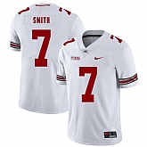 Ohio State Buckeyes 7 Rod Smith White Nike College Football Jersey Dzhi,baseball caps,new era cap wholesale,wholesale hats